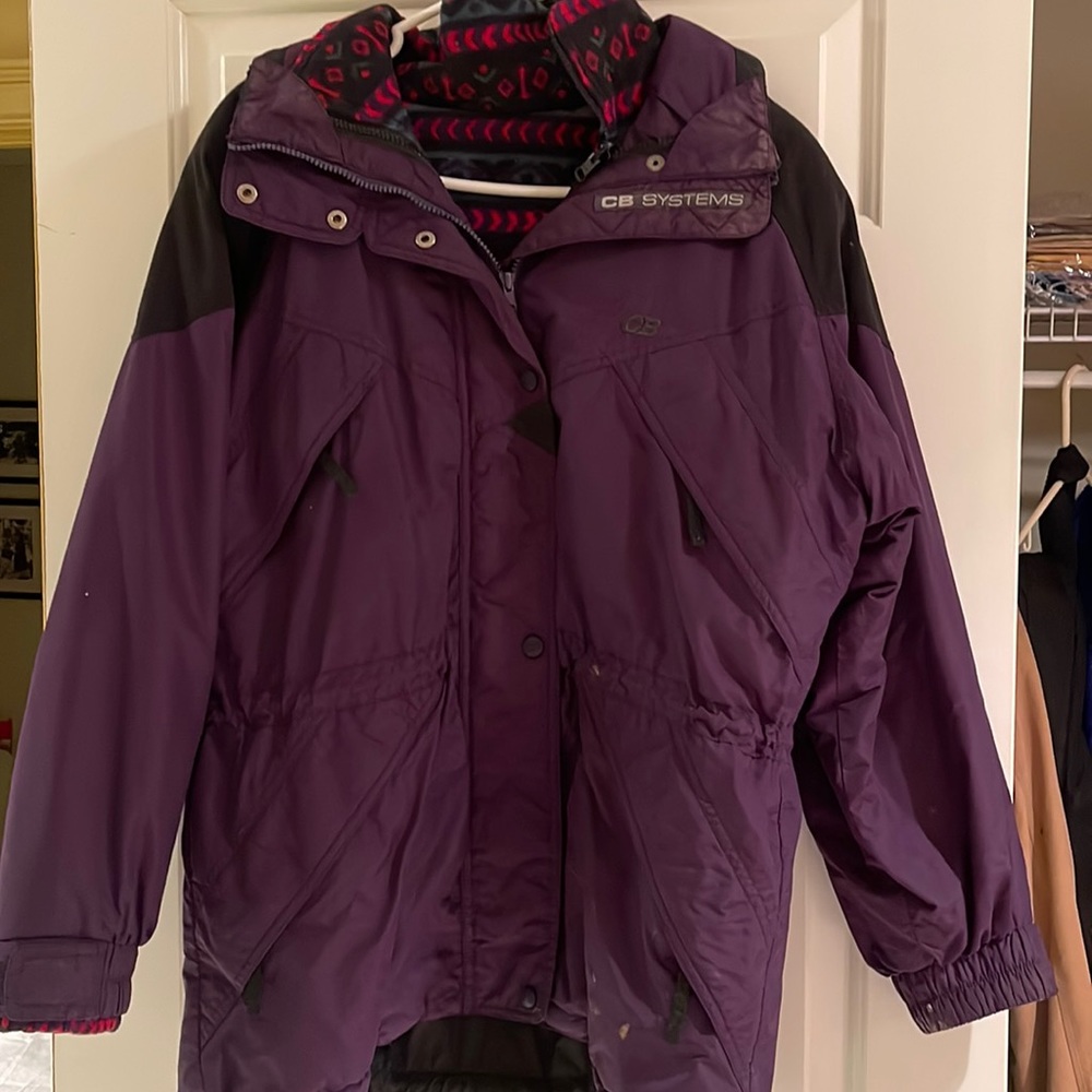 Purple Heavy Winter Coat